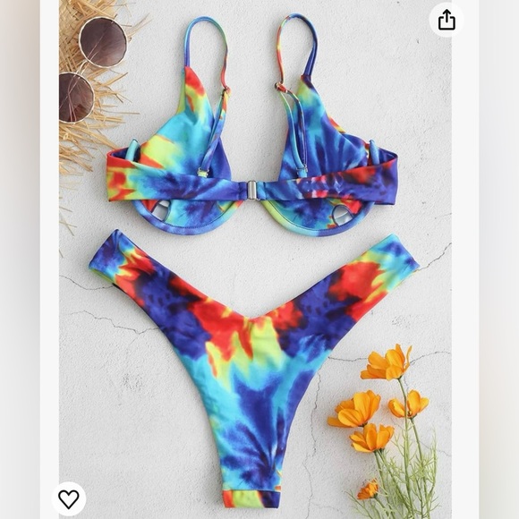 Tie Dye Bikini Swimsuit - Picture 3 of 5